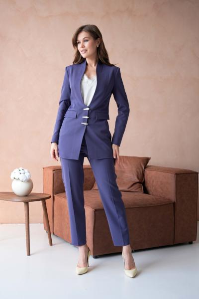 3 Düğmeli Hakim Yakalı Kadın Takım Elbise Antrasit