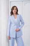 Tek Düğmeli Kadın Takım Elbise Bebe Mavisi