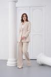 Tek Düğmeli Kadın Takım Elbise Bej