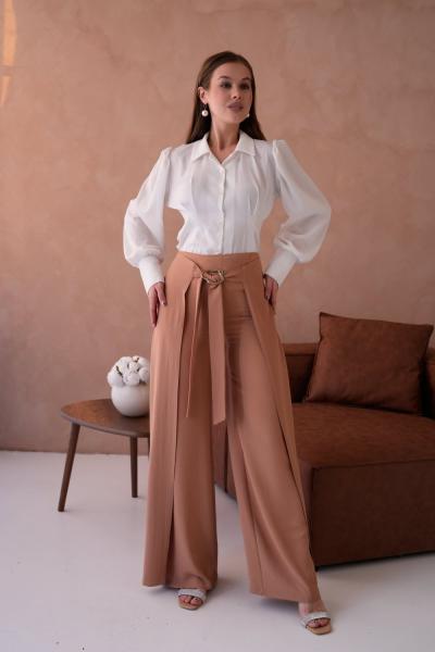 Tokalı Aller Pantolon Kahverengi